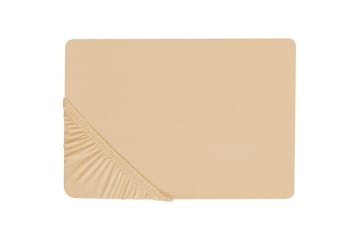Dra-på-lakan Janbu Sandbeige, 200x200 cm