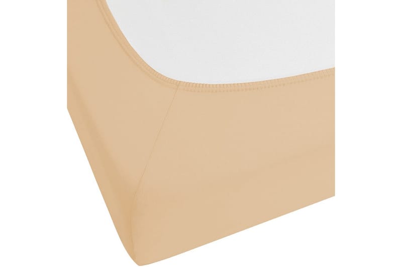 Dra-på-lakan Janbu Sandbeige, 160x200 cm - Sandbeige, 160x200 cm - Textilier & mattor - Sängkläder - Underlakan - Dra-på-lakan