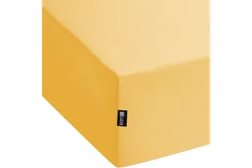 Dra-på-lakan Janbu Senapsgul, 90x200 cm - Senapsgul, 90x200 cm - Textilier & mattor - Sängkläder - Underlakan - Dra-på-lakan