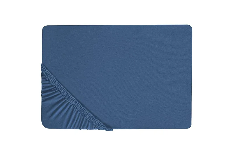 Dra-på-lakan Janbu Marinblå, 90x200 cm, Marinblå, 90x200 cm
