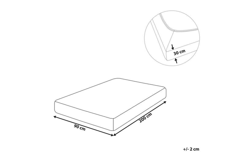 Dra-på-lakan Janbu Vinröd, 90x200 cm - Vinröd, 90x200 cm - Textilier & mattor - Sängkläder - Underlakan - Dra-på-lakan