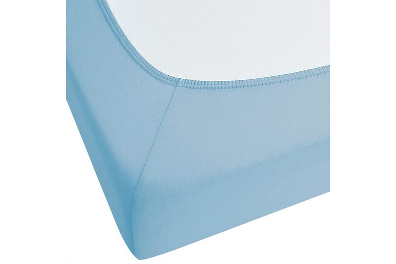 Dra-på-lakan Hofuf Blå, 90x200 cm - Blå, 90x200 cm - Textilier & mattor - Sängkläder - Underlakan - Dra-på-lakan