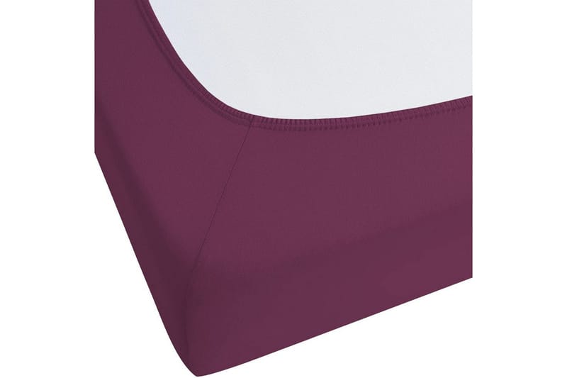 Dra-på-lakan Janbu Vinröd, 90x200 cm - Vinröd, 90x200 cm - Textilier & mattor - Sängkläder - Underlakan - Dra-på-lakan