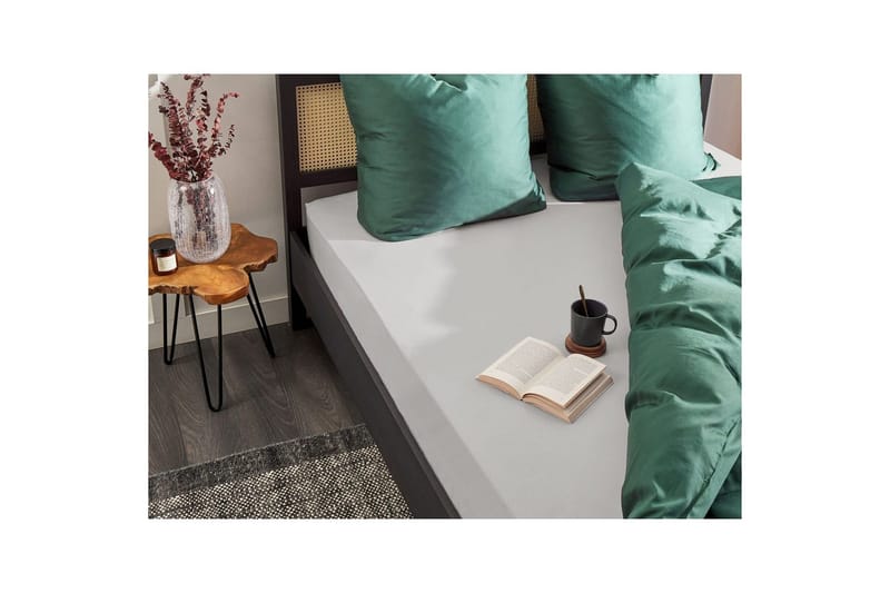 Dra-på-lakan Janbu Ljusgrå, 200x200 cm - Ljusgrå, 200x200 cm - Textilier & mattor - Sängkläder - Underlakan - Dra-på-lakan