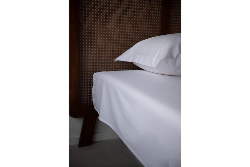 Lakan Egyptisk Bomull 150 x 270 cm Vit - Textilier & mattor - Sängkläder - Underlakan