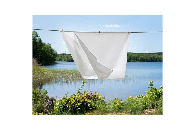 Lakan Borganäs of Sweden - 240 x 260 cm, Vit - Textilier & mattor - Sängkläder - Underlakan