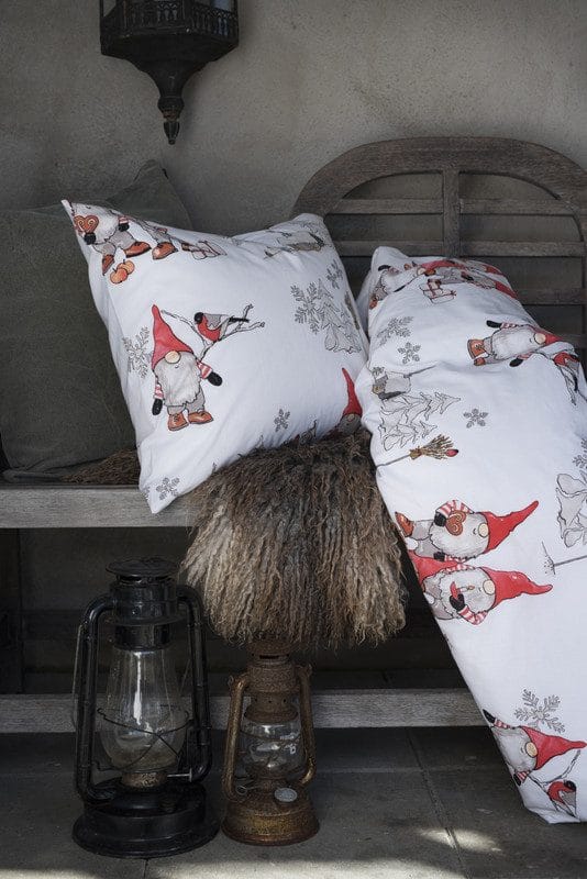 Påslakanset Enkelsäng Frosty Christmas - Vit - Textilier & mattor - Sängkläder - Bäddset & påslakanset - Bäddset dubbelsäng