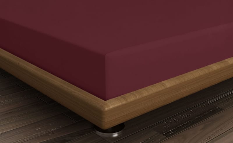 Talvenis Dra-på-lakan 140x190cm - Mörkröd - Textilier & mattor - Sängkläder - Underlakan - Dra-på-lakan