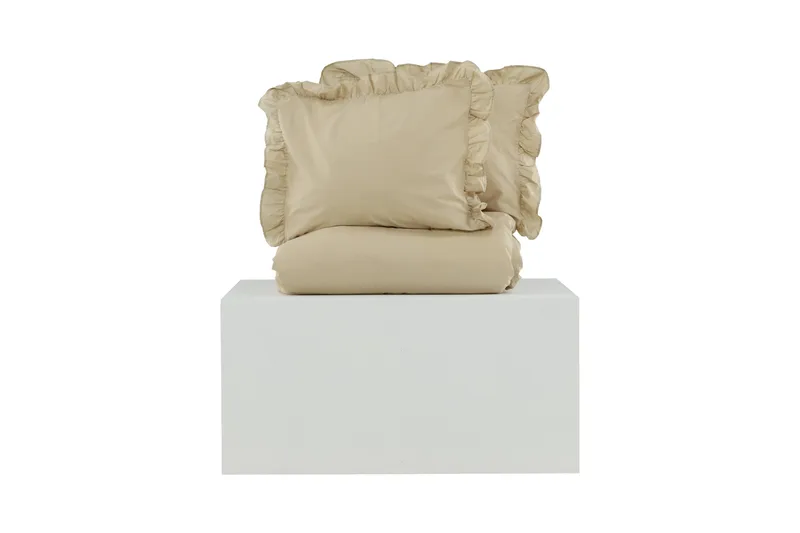 Levi Bäddset 2-Dels 220x240/50x60 cm - Beige - Textilier & mattor - Sängkläder - Bäddset & påslakanset
