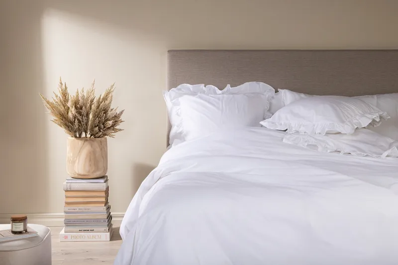 Levi Bäddset 2-Dels 220x240/50x60 cm - Vit - Textilier & mattor - Sängkläder - Bäddset & påslakanset