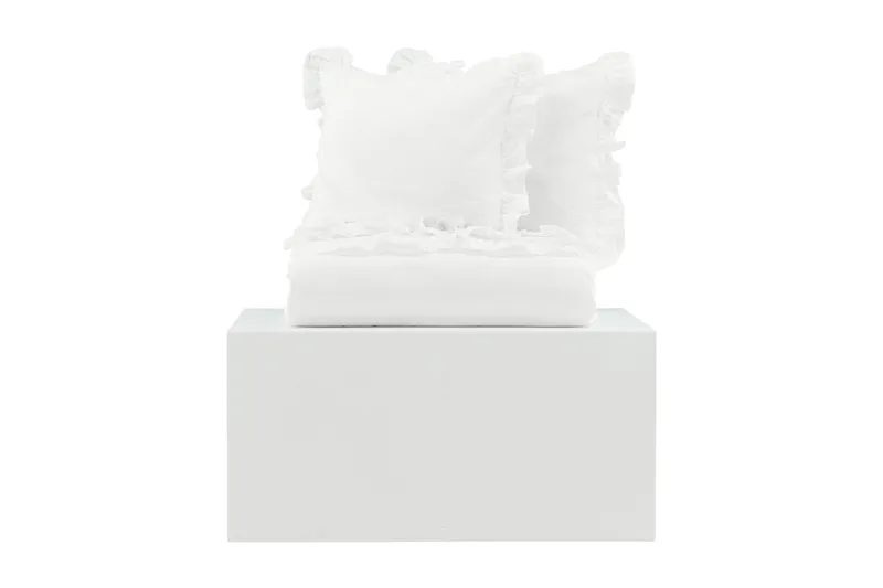 Levi Bäddset 2-Dels 220x240/50x60 cm - Vit - Textilier & mattor - Sängkläder - Bäddset & påslakanset