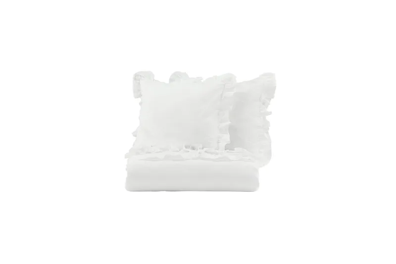 Levi Bäddset 2-Dels 220x240/50x60 cm - Vit - Textilier & mattor - Sängkläder - Bäddset & påslakanset