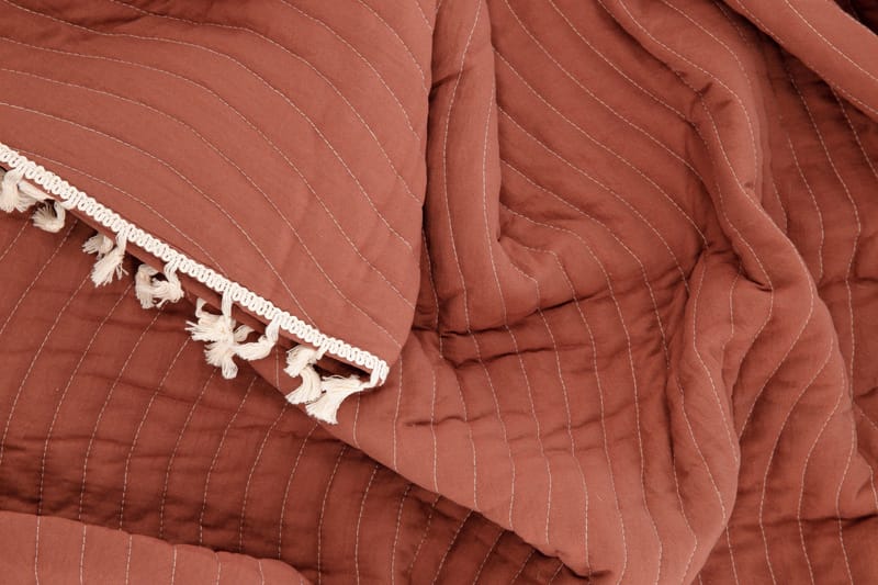 Lias Överkast 180x260 cm - Rostbrun - Textilier & mattor - Sängkläder - Överkast