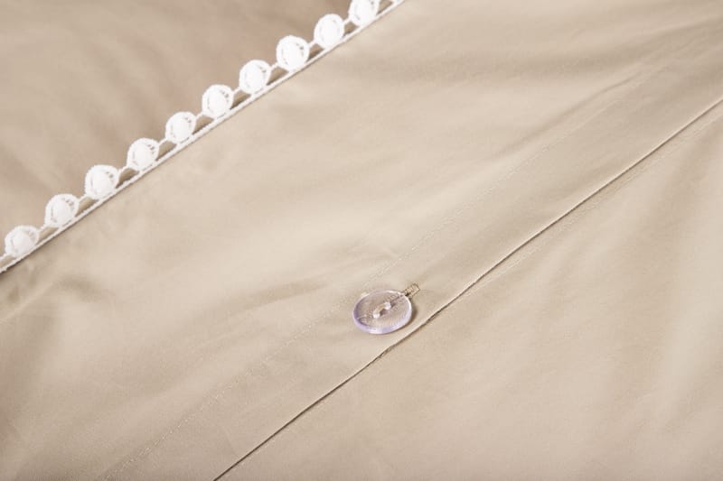 Livia Bäddset 2-Dels 150x200/50x60 cm - Beige/Vit - Textilier & mattor - Sängkläder - Bäddset & påslakanset