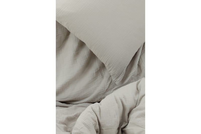 Mila Bäddset 2-Dels 150x200/50x60 cm - Ljusgrå - Textilier & mattor - Sängkläder - Bäddset & påslakanset