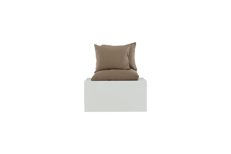 Mila Bäddset 2-Dels 220x240/50x60 cm - Brun - Textilier & mattor - Sängkläder - Bäddset & påslakanset