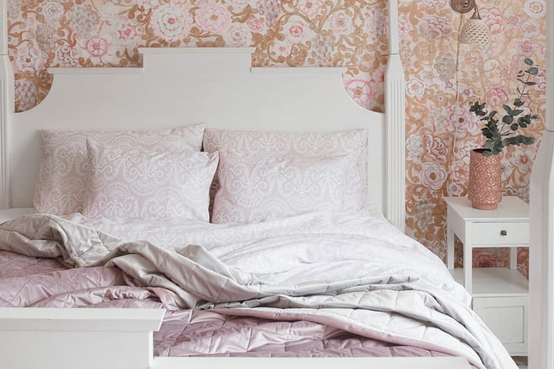 MILJA Täcke 225x205 cm Rosa - Bäddset & påslakanset - Bäddset dubbelsäng - Sängkläder