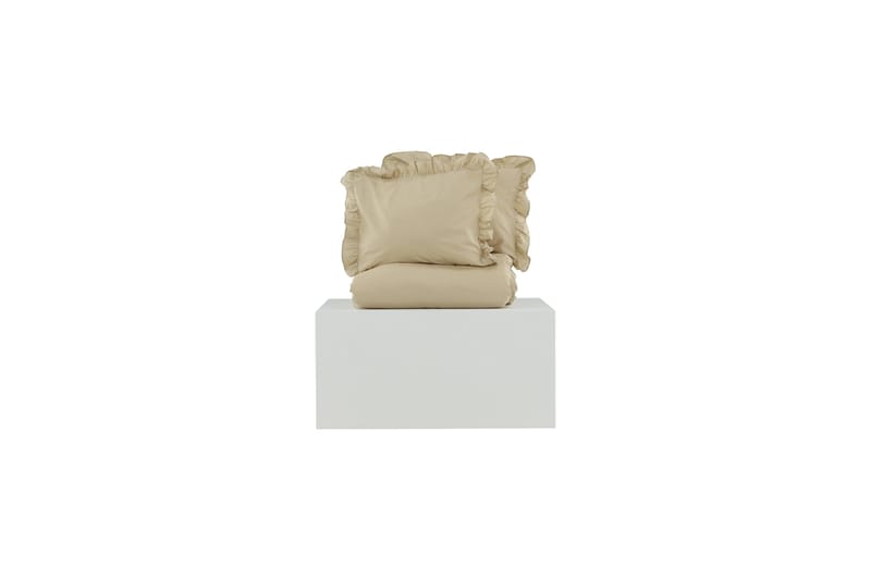 MITLUE Bäddset 2-Dels 220x240/50x60 cm Beige - Bäddset & påslakanset - Bäddset dubbelsäng - Sängkläder