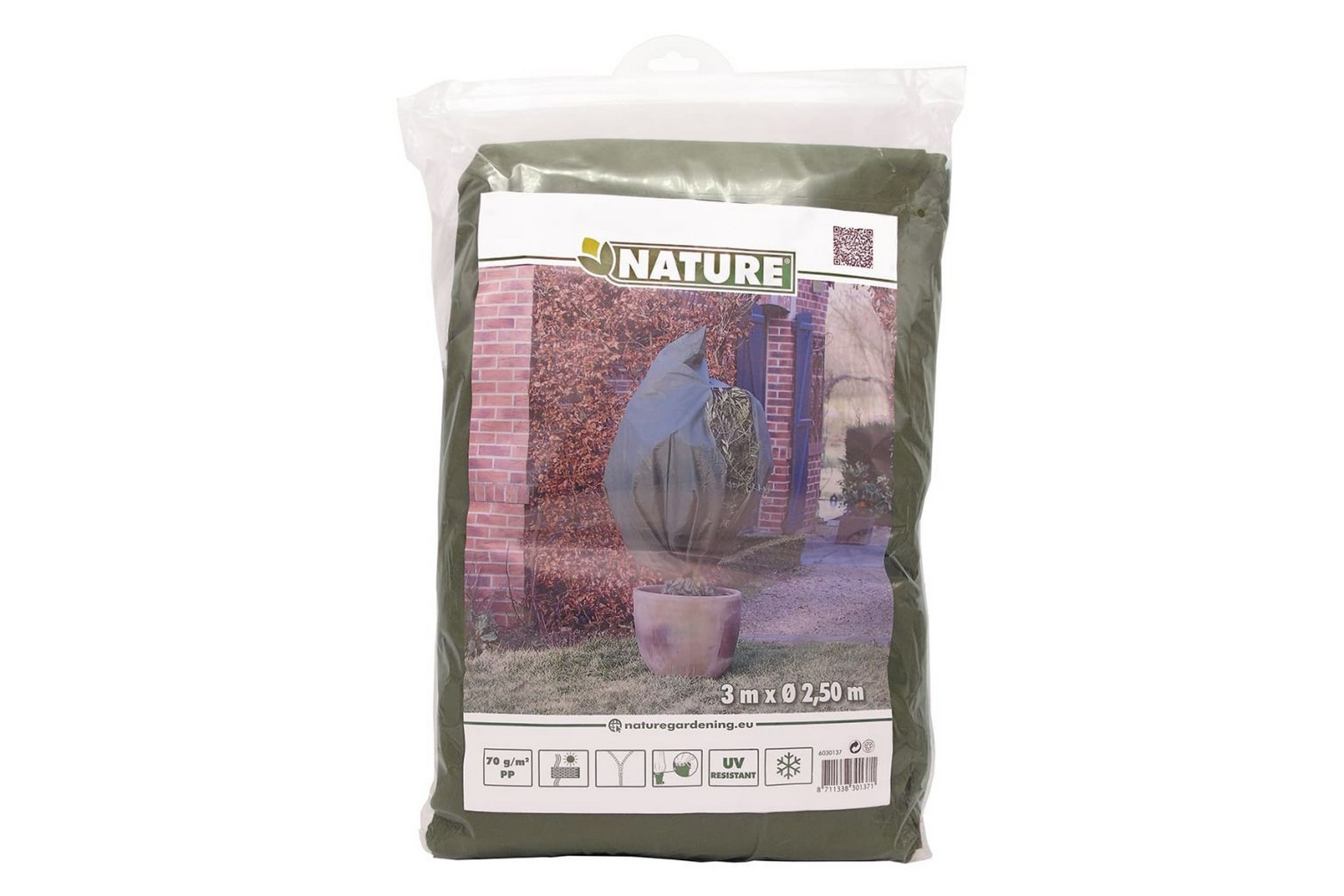 Nature Frostskydd för växter fleece 70 g/m grön 2,5×3 m –