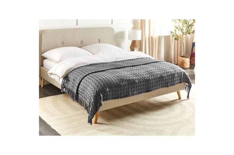 Sängöverkast Bere Grå, 200x220 cm - Grå, 200x220 cm - Textilier & mattor - Sängkläder - Överkast