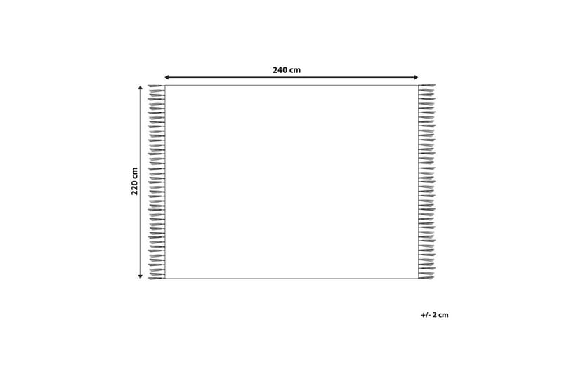 Sängöverkast Bere Grå, 220x240 cm - Grå, 220x240 cm - Textilier & mattor - Sängkläder - Överkast