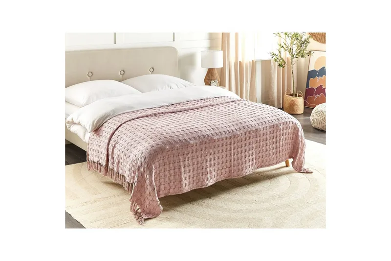 Sängöverkast Bere Rosa, 200x220 cm - Rosa, 200x220 cm - Textilier & mattor - Sängkläder - Överkast