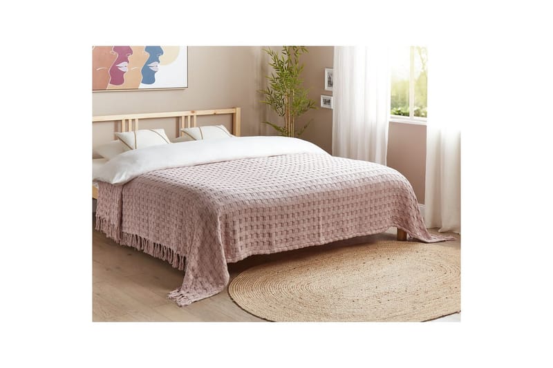 Sängöverkast Bere Rosa, 220x240 cm - Rosa, 220x240 cm - Textilier & mattor - Sängkläder - Överkast