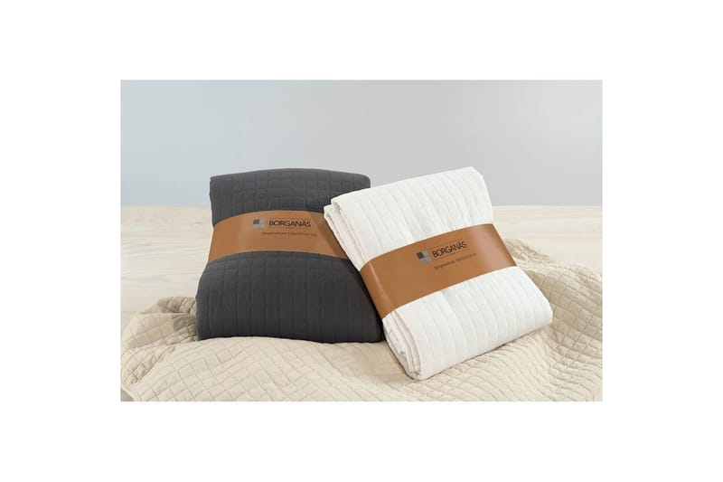 Sängöverkast Borganäs of Sweden - 150 x 250 cm, Vit - Textilier & mattor - Sängkläder - Överkast