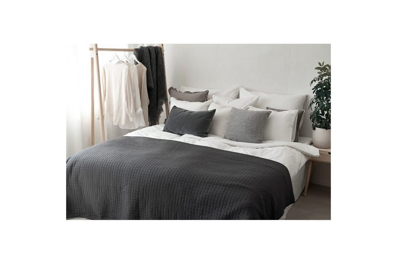 Sängöverkast Borganäs of Sweden - 250 x 250 cm, Grå - Textilier & mattor - Sängkläder - Överkast