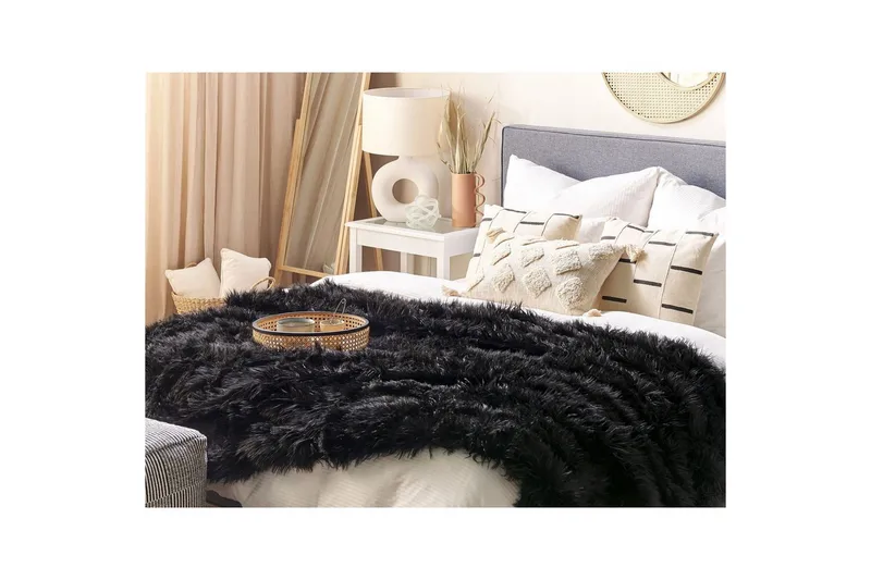 Sängöverkast Delice Svart - Svart - Textilier & mattor - Sängkläder - Överkast