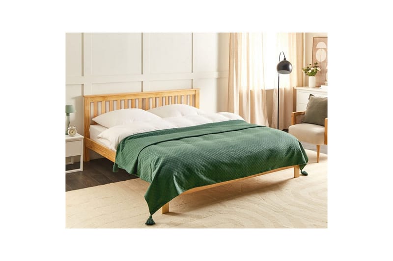 Sängöverkast Lindula Grön, 200x220 cm - Grön, 200x220 cm - Textilier & mattor - Sängkläder - Överkast