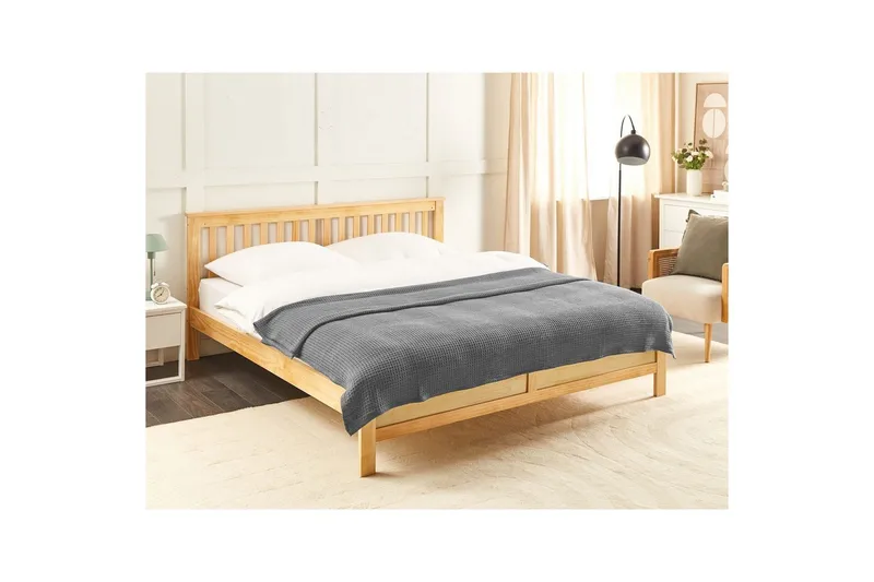 Sängöverkast Ragala Grå, 200x220 cm - Grå, 200x220 cm - Textilier & mattor - Sängkläder - Överkast