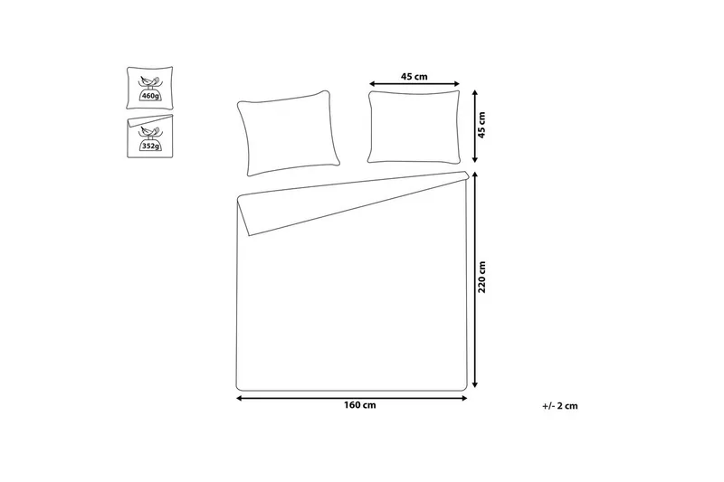 Sängöverkast Rudkhan 160x220 cm - 160x220 cm - Textilier & mattor - Sängkläder - Överkast