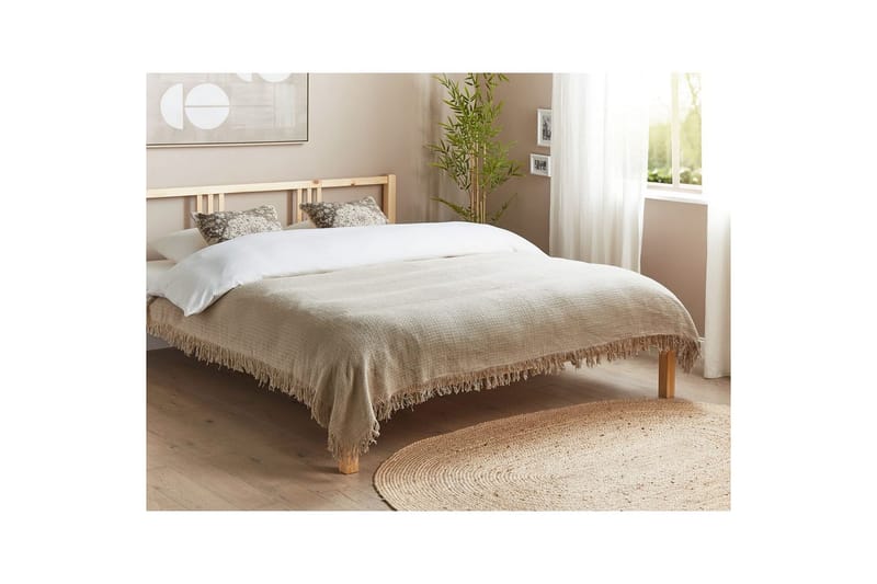 Sängöverkast Yerbent Taupe, 150x200 cm - Taupe, 150x200 cm - Textilier & mattor - Sängkläder - Överkast