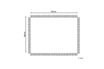 Sängöverkast Yerbent Vit, 200x220 cm - Vit, 200x220 cm - Textilier & mattor - Sängkläder - Överkast