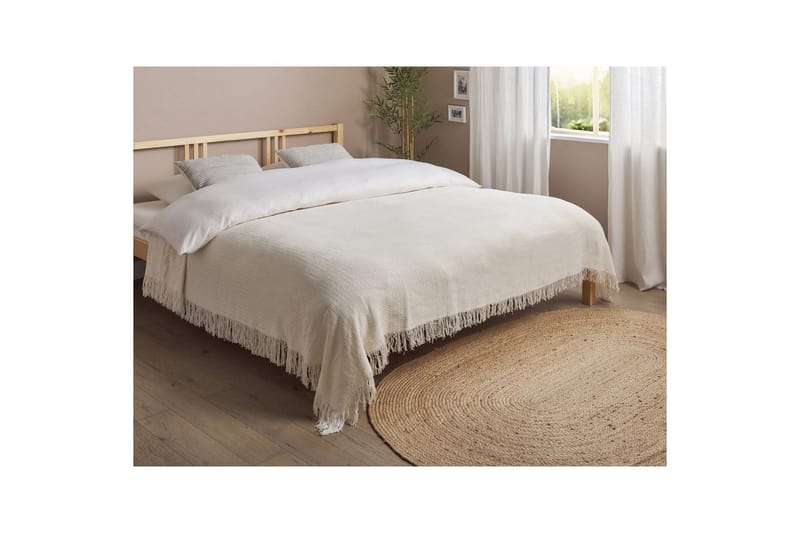 Sängöverkast Yerbent Vit, 200x220 cm - Vit, 200x220 cm - Textilier & mattor - Sängkläder - Överkast