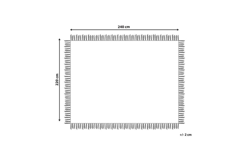 Sängöverkast Yerbent Vit, 220x240 cm - Vit, 220x240 cm - Textilier & mattor - Sängkläder - Överkast