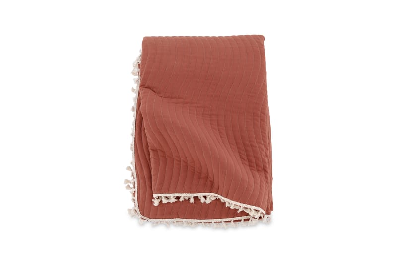 OVERLEAS Överkast 260x260 cm Rostbrun - Överkast - Sängkläder - Överkast dubbelsäng