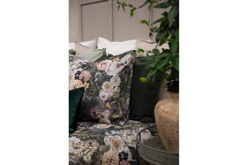 Påslakanset Dubbelsäng 3-Dels Abigail Grön - Borganäs of Sweden - Textilier & mattor - Sängkläder - Bäddset & påslakanset