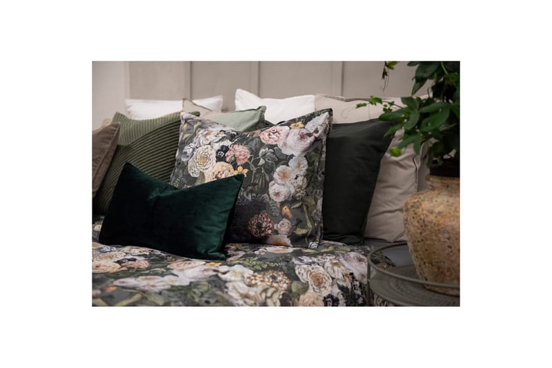 Påslakanset Dubbelsäng 3-Dels Abigail Grön - Borganäs - Textilier & mattor - Sängkläder - Bäddset & påslakanset