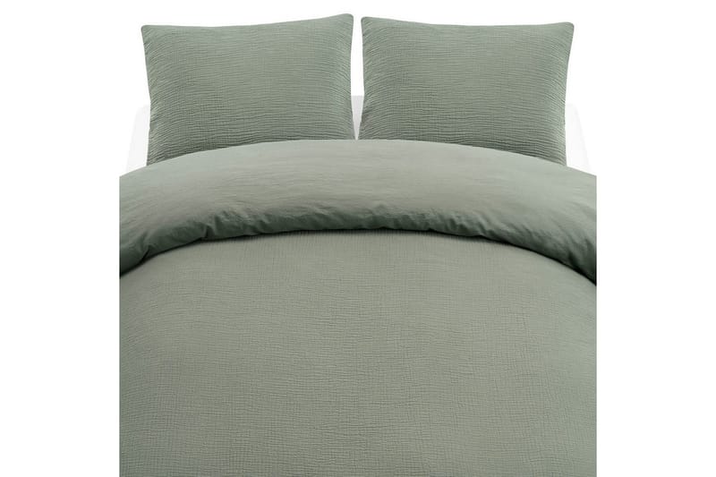 Påslakanset Dubbelsäng 3-Dels Rolling - Grön - Textilier & mattor - Sängkläder - Bäddset & påslakanset