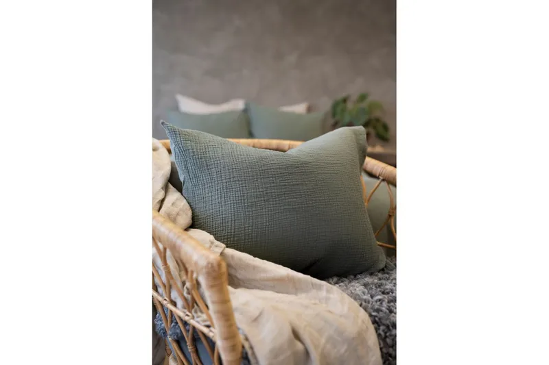 Påslakanset Dubbelsäng 3-Dels Rolling - Grön - Textilier & mattor - Sängkläder - Bäddset & påslakanset