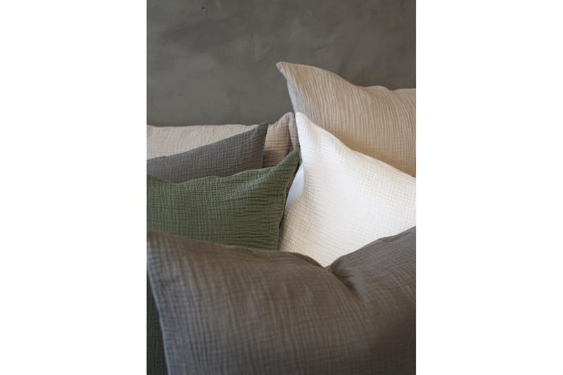 Påslakanset Dubbelsäng 3-Dels Rolling - Vit - Textilier & mattor - Sängkläder - Bäddset & påslakanset