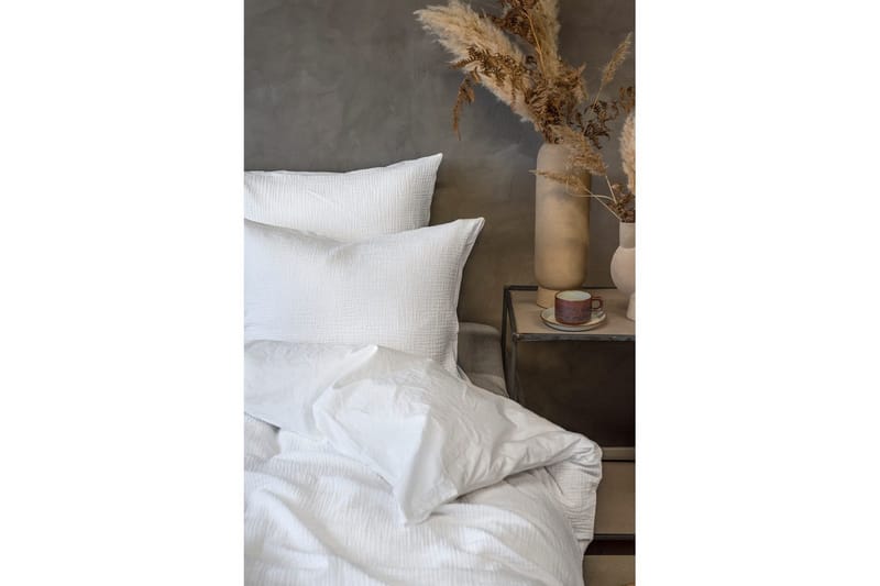 Påslakanset Dubbelsäng 3-Dels Rolling - Vit - Textilier & mattor - Sängkläder - Bäddset & påslakanset