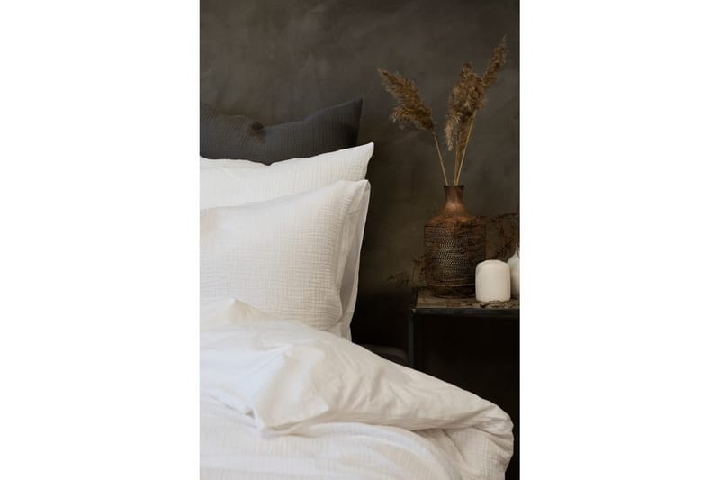 Påslakanset Dubbelsäng 3-Dels Rolling - Vit - Textilier & mattor - Sängkläder - Bäddset & påslakanset