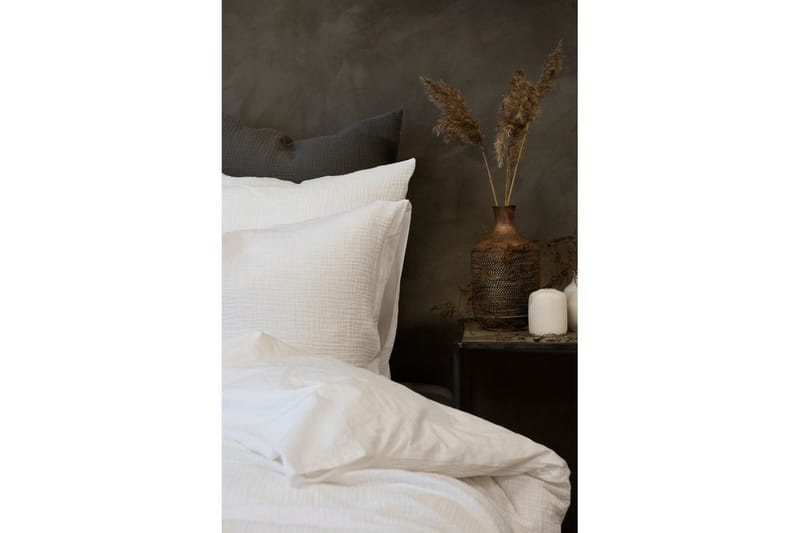 Påslakanset Dubbelsäng 3-Dels Rolling - Vit - Textilier & mattor - Sängkläder - Bäddset & påslakanset