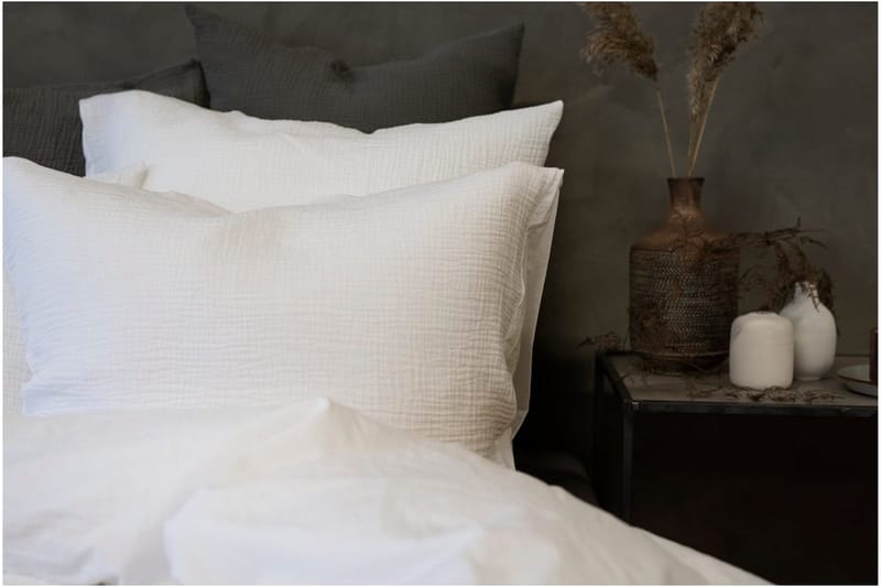 Påslakanset Dubbelsäng 3-Dels Rolling - Vit - Textilier & mattor - Sängkläder - Bäddset & påslakanset