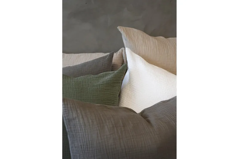 Påslakanset Dubbelsäng 3-Dels Rolling - Vit - Textilier & mattor - Sängkläder - Bäddset & påslakanset