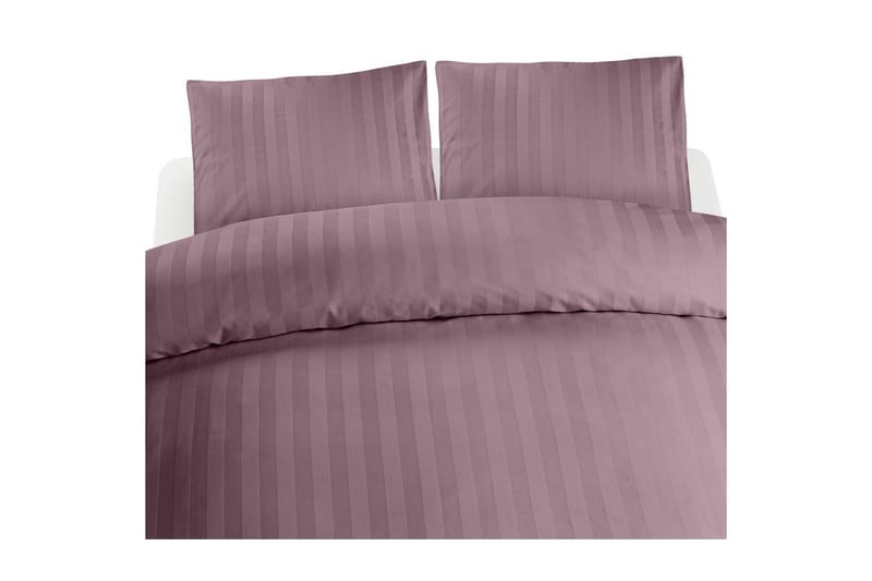 Påslakanset Dubbelsäng 3-Dels Satin - Lila - Textilier & mattor - Sängkläder - Bäddset & påslakanset