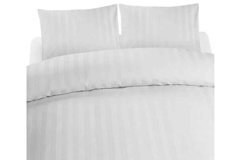 Påslakanset Dubbelsäng 3-Dels Satin, Vit